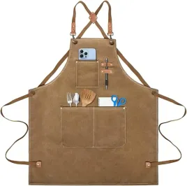 fartuch-do-kuchni-ogrodu-warsztatu-polcienny-3-kieszenie-regulowany-brazowy