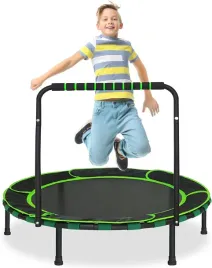 mini-trampolina-dla-dzieci-skladana-zdejmowany-uchwyt-zielona-do-60-kg