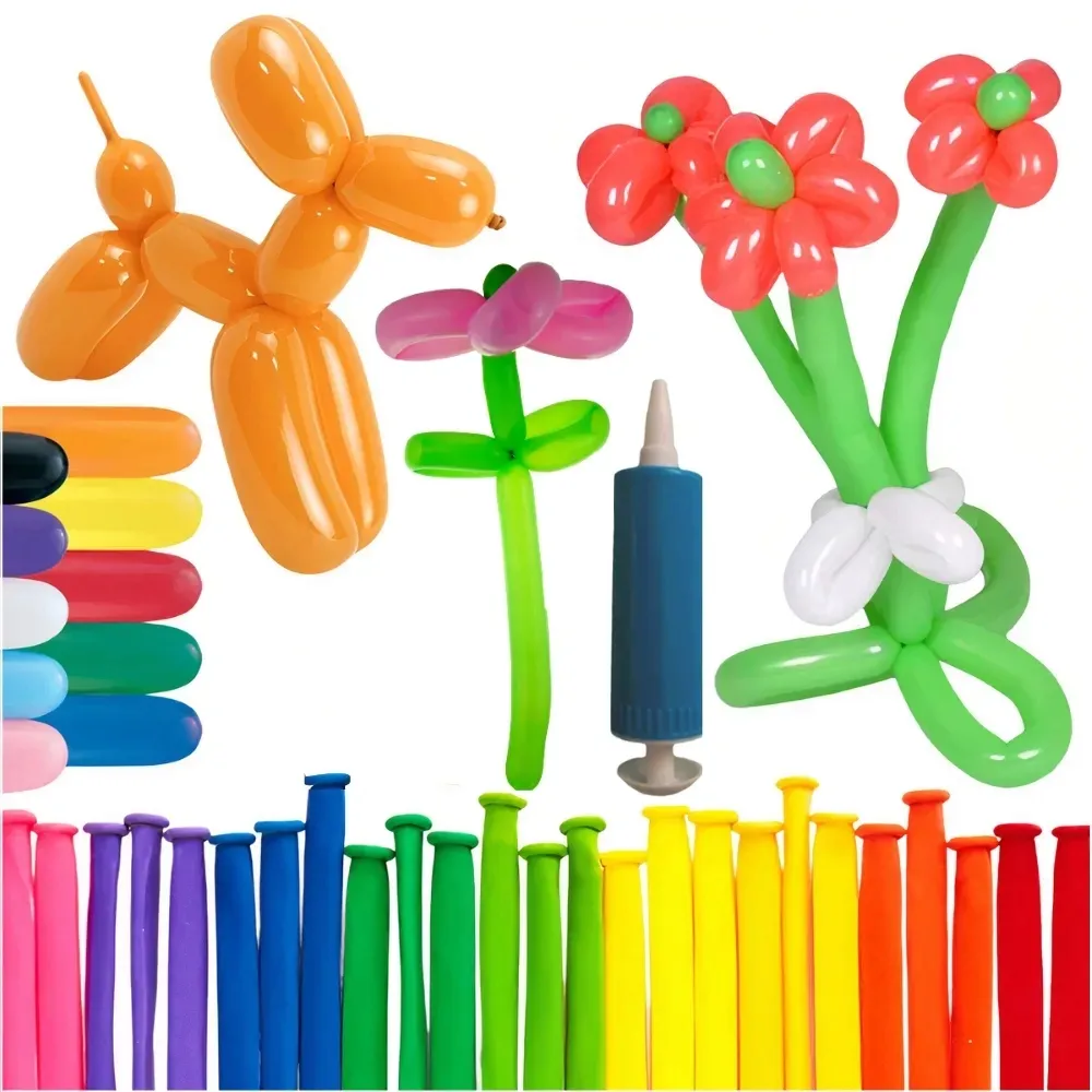 balony-do-modelowania-skrecania-100-szt-pompka