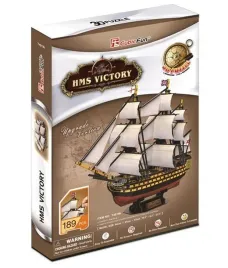 puzzle-3d-zaglowiec-hms-victory-cubic-fun