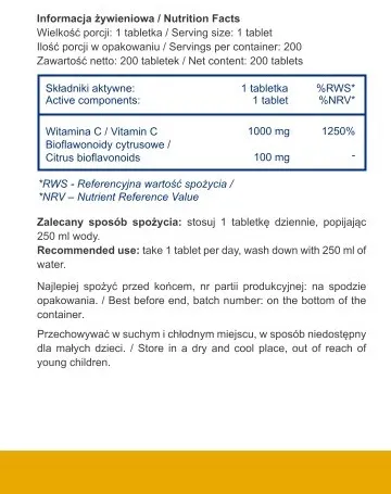 sfd-vitamin-c-1000-suplement-diety-200-tabletek-przeznaczenie-uniwersalne