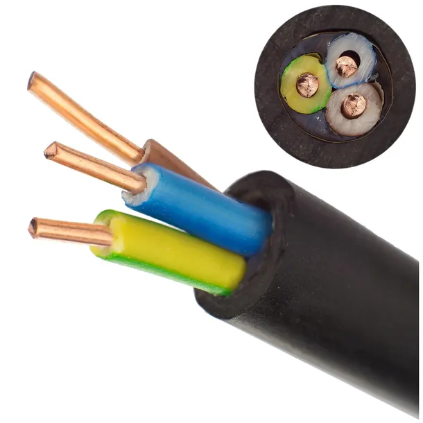 Kabel ziemny YKY 3x2,5 przewód elektryczny miedziany instalacyjny do ziemi