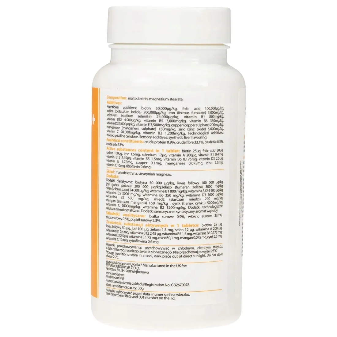 irodorivet-suplementy-dla-psow-multiwitamina-60tab
