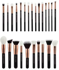 jessup-zestaw-25-pedzli-do-makijazu-t155-black-rose-gold