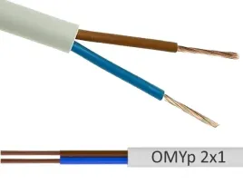 przewod-omyp-mieszkaniowy-2x1-linka-elastyczna-plaski-bialy-300v-1m