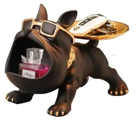 figurka-z-taca-rzezba-psa-do-przechowywania-buldog