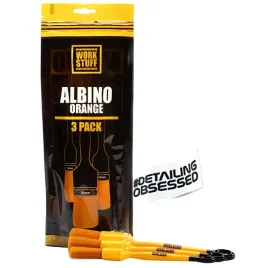 work-stuff-albino-orange-pedzelki-detailingowe-do-wnetrza-auta-3-szt