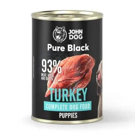 mokra-karma-z-indykiem-john-dog-pure-black-400-g-dla-szczeniakow