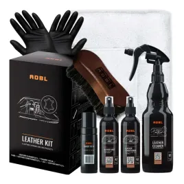 Zdjęcie produktu ADBL Leather Kit Box zestaw do czyszczenia i pielęgnacji skóry w aucie