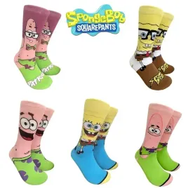 skarpety-z-nadrukiem-spongebob-patrick-zestaw-4par