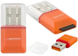 esperanza-czytnik-kart-micro-sd-usb-pomaranczowy