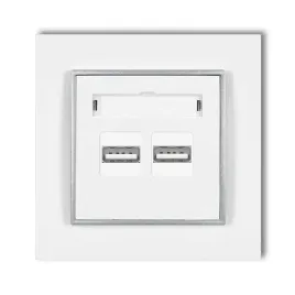 gniazdo-ladowarka-2xusb-3-1a-z-ramka-mini-kolor-bialy-srebrny