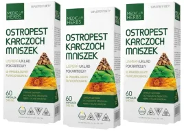 medica-herbs-ostropest-karczoch-mniszek-3x60kaps