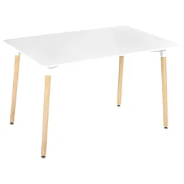 stol-do-jadalni-120-x-80-cm-bialy-z-jasnym-drewnem