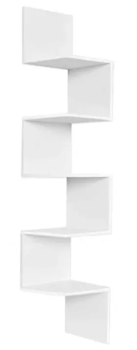 polka-scienna-zig-zag-biala-loft-mdf-130-cm