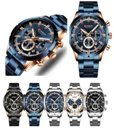 zegarek-meski-curren-elegancki-chronograf-prezent