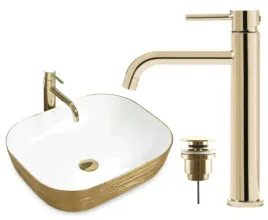 umywalka-blatowa-floria-gold-brush-bateria-korek