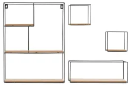 polka-scienna-loft-metal-mdf-zestaw-4-szt