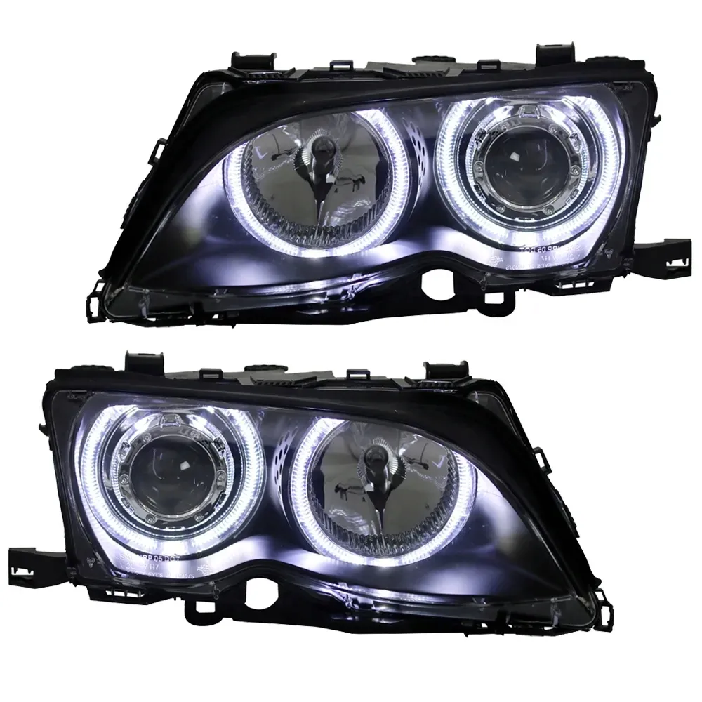 lampy-reflektory-bmw-e46-01-05r-biale-ringi-ccfl