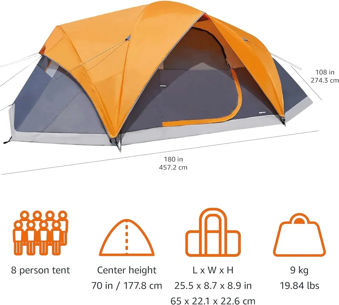 namiot-rodzinny-amazon-basics-tent-8-3000mm-stan-powystawowy