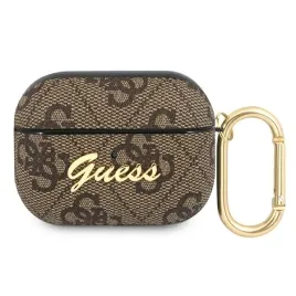 guess-guap4gsmw-airpods-pro-cover-brazowy-brown-4g-script-metal-collection