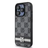 etui-dkny-do-iphone-15-pro-max-czarny-hardcase-leather-checkered-pattern-kolor-czarny