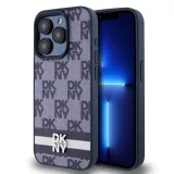 etui-dkny-do-iphone-15-pro-max-niebieskie-pu-leather-checkered-pattern-stri