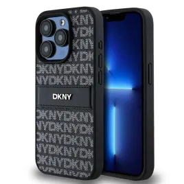 etui-dkny-do-iphone-15-pro-czarny-hardcase-leather-mono-stripe-and-metal-logo