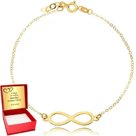 zlota-bransoletka-585-nieskonczonosc-zloto-14k