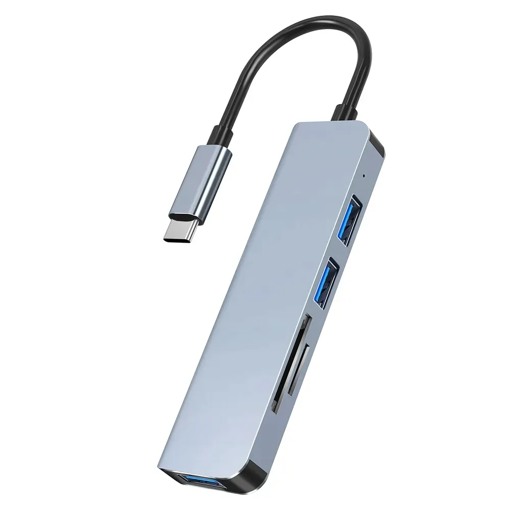 hub-adapter-5w1-usb-c-typ-usb-3-0-czytnik-sd-tf-stan-nowy