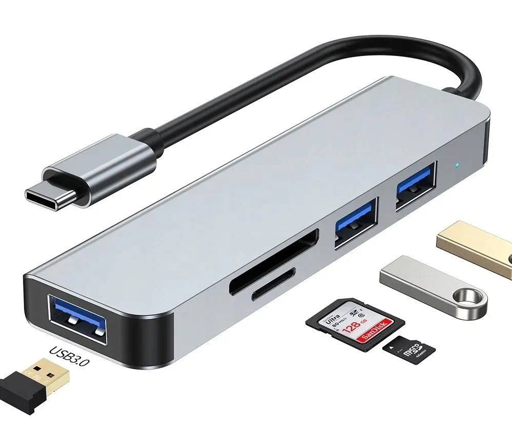 hub-adapter-5w1-usb-c-typ-usb-3-0-czytnik-sd-tf
