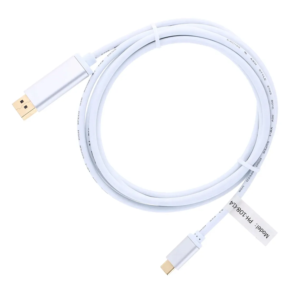 kabel-usb-c-do-displayport-18m-dp-4k-thunderbolt-stan-nowy