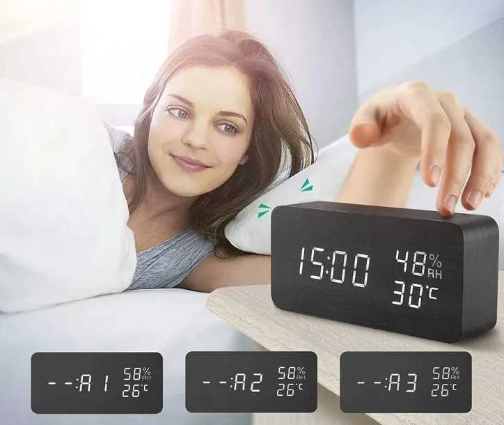 elektroniczny-budzik-zegar-termometr-higrometr-zasilanie-sieciowe