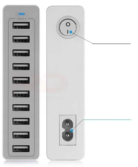 ladowarka-scienna-10-portow-usb-50-w-10a