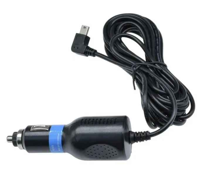 ŁADOWARKA SAMOCHODOWA DO KAMERY SAMOCHODOWEJ NAWIGACJI MINI USB 12-24V
