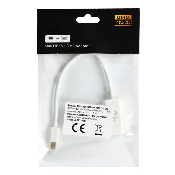 adapter-mini-display-port-hdmi-4k-thunderbolt-mac-dlugosc-kabla-0-2-m