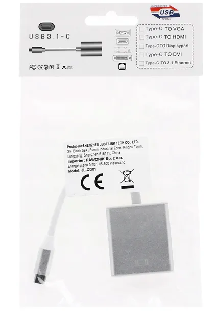 adapter-usb-c-do-dvi-24-5-kabel-przejsciow-macbook-stan-nowy