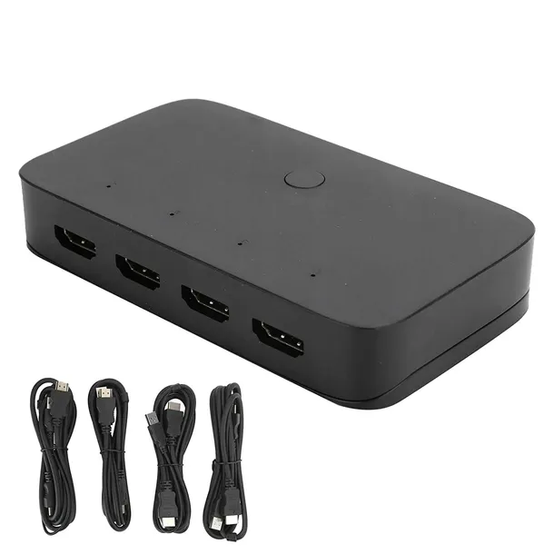 przelacznik-kvm-hdmi-4x1-switch-3xusb-4-kabl-hdmi-stan-nowy-producent-pawonik