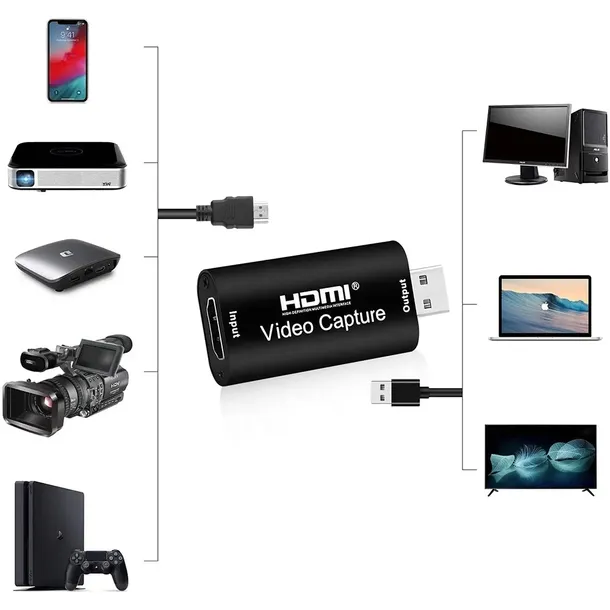 grabber-nagrywarka-obrazu-do-pc-hdmi-usb-streaming-stan-nowy-waga-z-opakowaniem-0-3-kg