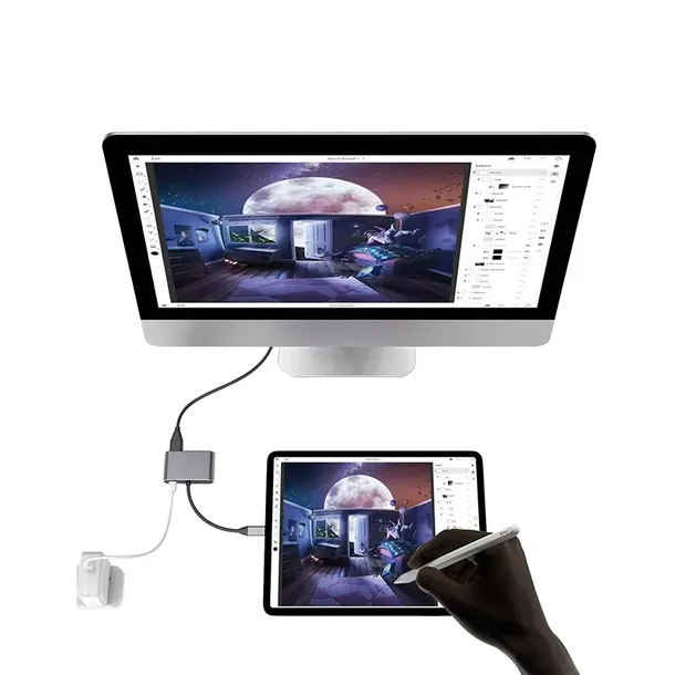 adapter-hub-usb-c-2xhdmi-usb-3-0-pd-splitter-4w1-stan-nowy
