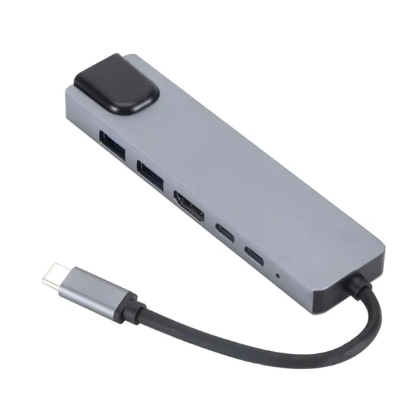 adapter-6w1-usb-c-thunderbolt-3-hdmi-4k-macbook-m1-stan-nowy-liczba-portow-9