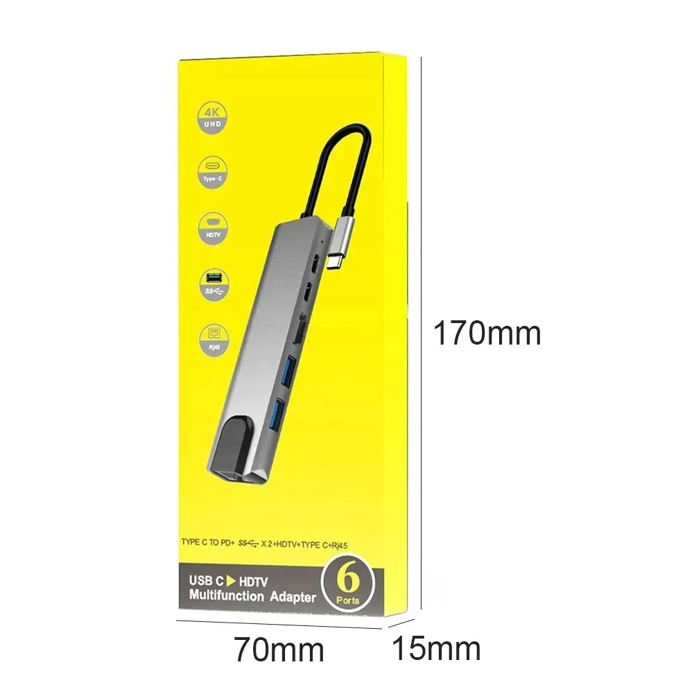 adapter-6w1-usb-c-thunderbolt-3-hdmi-4k-macbook-m1-stan-nowy