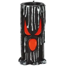 czarna-swieca-z-twarza-straszna-potwor-halloween