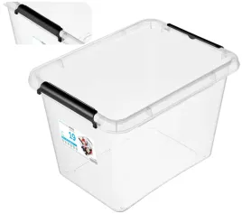 pojemnik-19-l-plastikowy-pudelko-z-pokrywa-organizer-przezroczysty