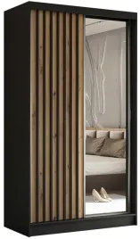 szafa-czarna-z-polkami-drazkiem-lustro-120-cm-lami
