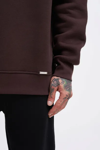 meska-bluza-oversize-basic-z-okraglym-dekoltem-ciemny-brazowy-s-marka-bez-marki