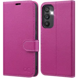 ocase-etui-skorzane-z-klapka-do-samsung-galaxy-s23-fe-portfel-stojak-rozowe