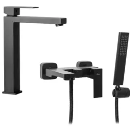 bateria-wannowa-fenix-black-zestaw-umywalkowa