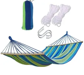 hamak-dwuosobowy-z-poprzeczka-niebieski-150x250-cm