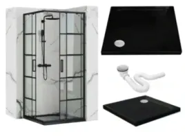 kabina-prysznicowa-concept-black-90x90-brodzik